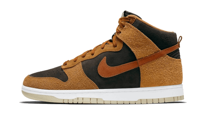 nike dunk high premium dark russet